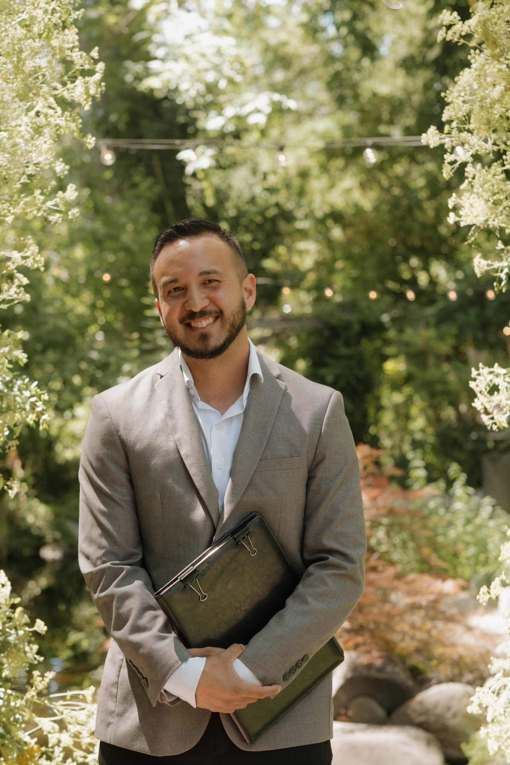 Tony Gallegos, Officiant at The Hytch